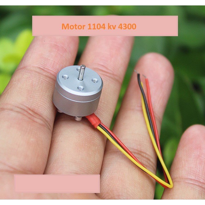 Động cơ motor không chổi than 1104 / 1106 - 4300kv cho mô hình máy bay.