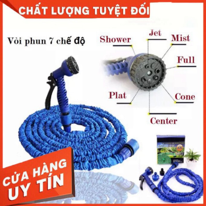 Vòi Xịt Nước, Vòi Xịt Rửa Thông Minh Giãn Nở, Tưới Cây, Rửa Xe Phun Nước Loại 15/30M - VietShop