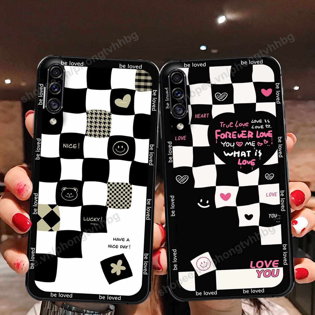 Ốp lưng Samsung A30s / A50 / A50s / A70 in mẫu trái tim caro, chuột mikey thể thao cực đẹp cute