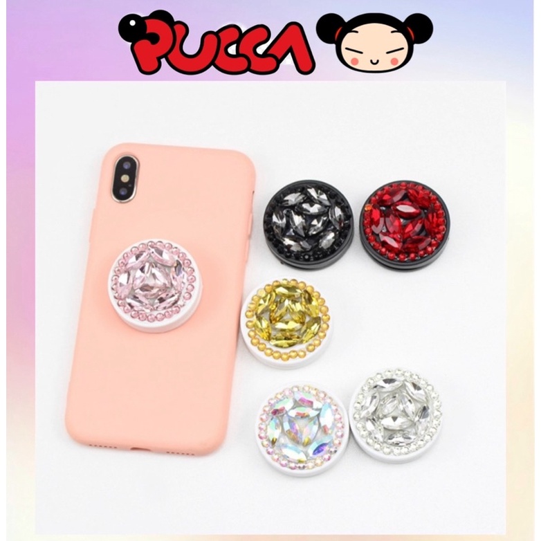Giá Đỡ Điện Thoại Popsocket Đính Đá Sang Trọng Tiện Lợi