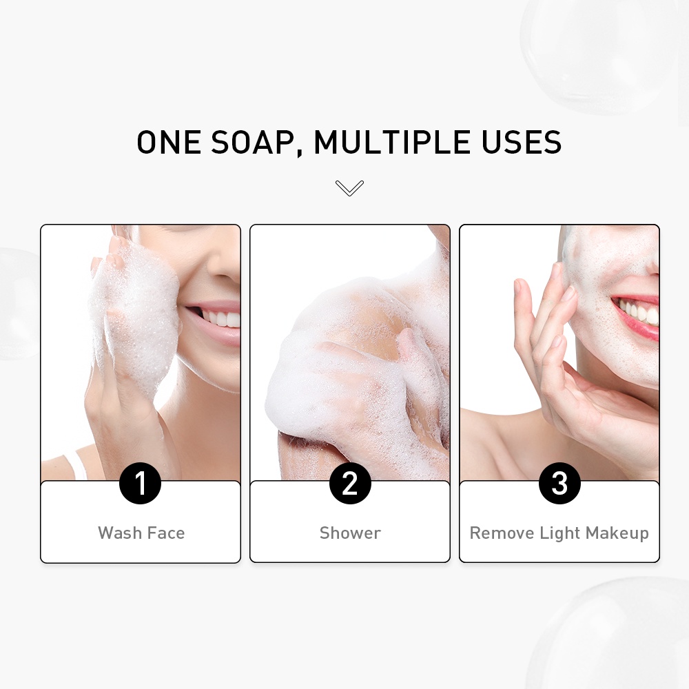 Xà phòng rửa mặt thủ công Lanbena chiết xuất than tre làm sạch sâu loại bỏ dầu và mụn đầu đen chăm sóc làm sáng da 100g