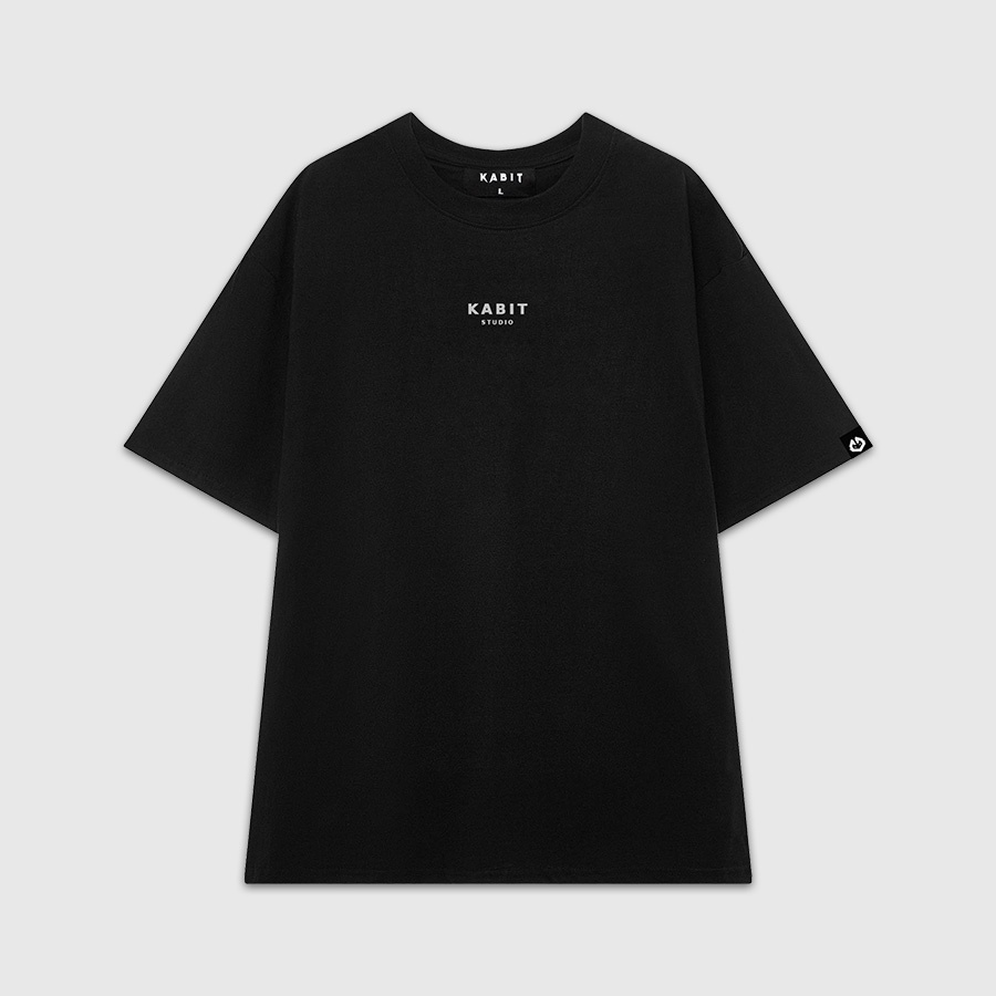 Áo Thun Tay Lỡ Local Brand KABIT BASIC 2023 Unisex Nam Nữ - Trắng/Đen