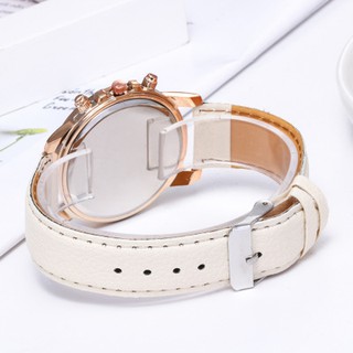 <ĐỒNG HỒ GENEVA> DÂY DA THỜI TRANG NAM / NỮ