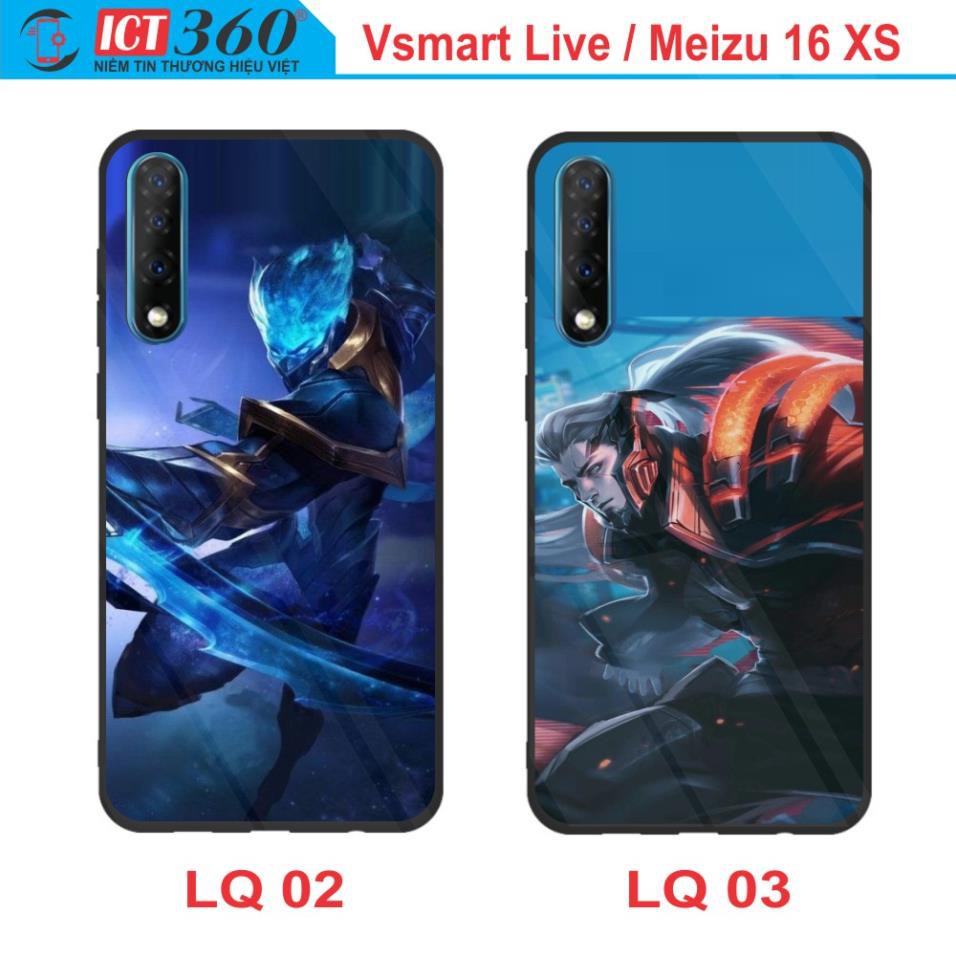 Ốp Lưng Kính Nano VSMART LIVE/ MEIZU 16 XS  - In Theo Yêu Cầu - Hình 3D