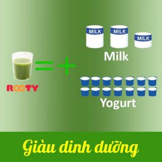 Bột rau xanh trị táo bón