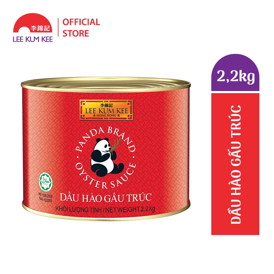 Dầu hào Lee Kum Kee Panda Oyster Sauce 2.2kg gấu trúc