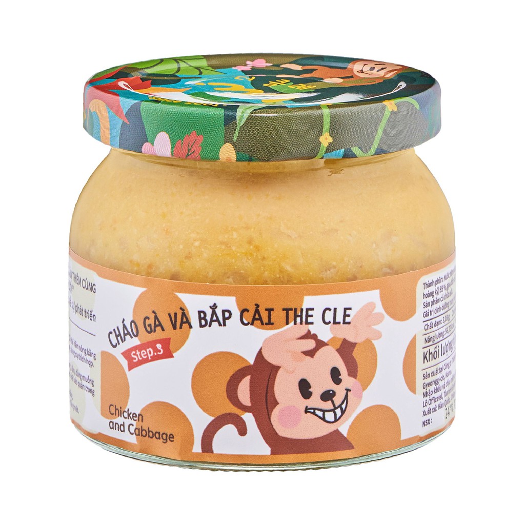 CHÁO GÀ VÀ BẮP CẢI THE CLE (ĂN DẶM HÀN QUỐC) - DATE T10.2022