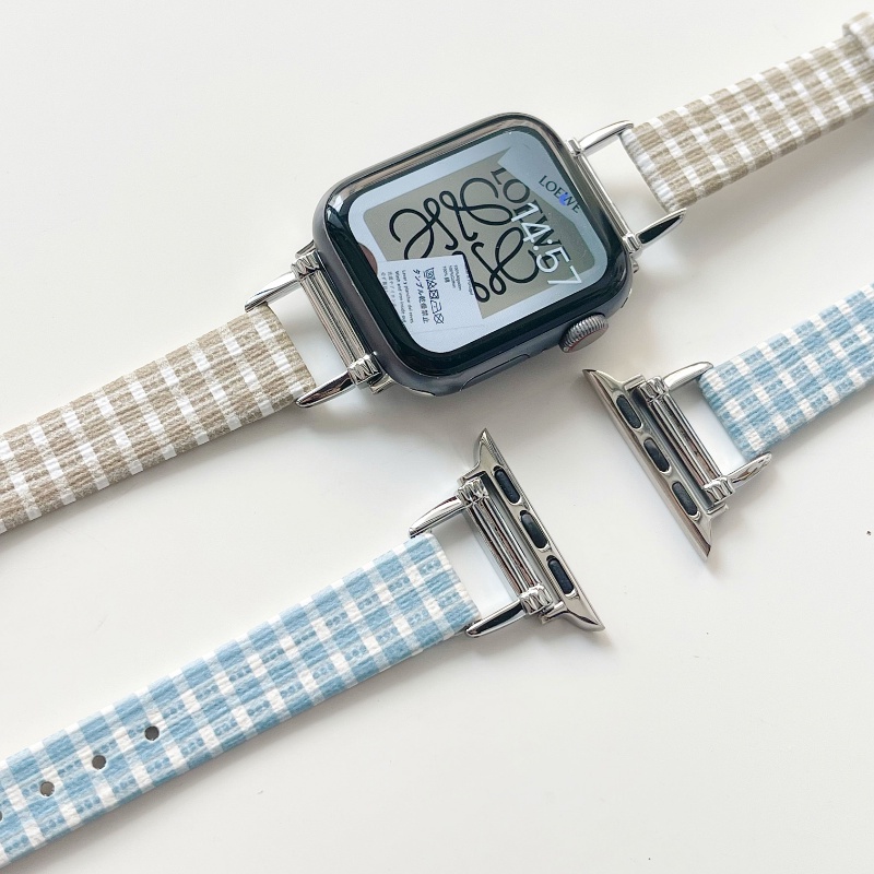 Dây Đeo Bằng Da Mỏng Dành Cho Apple Watch 49mm 40mm 44mm 38mm 42mm Series 8 7 SE 6 5 4 3 2 1
