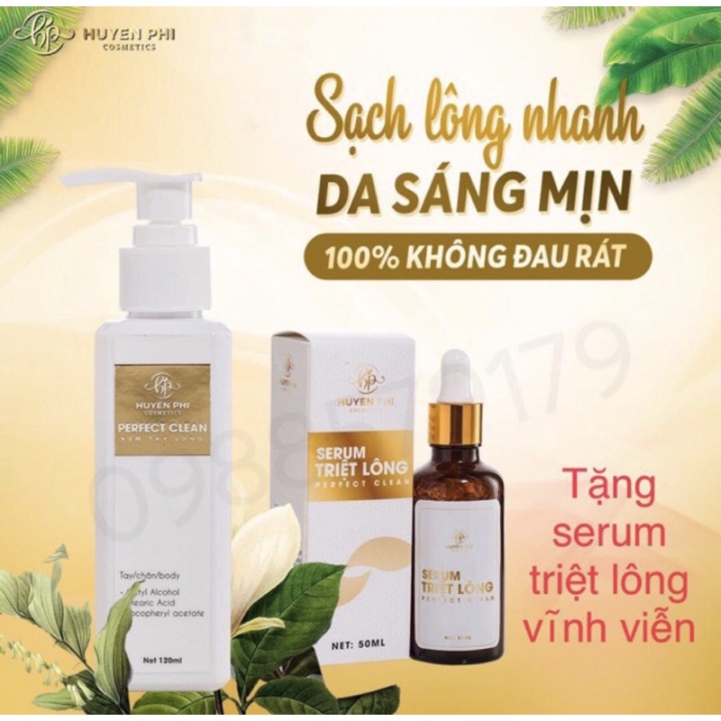 [Tặng Serum Triệt Lông Vĩnh Viễn 89k] Kem Tẩy Lông Nách, Tay Chân, Body Toàn Thân, Vùng Kín Bikini Huyền Phi Chính Hãng