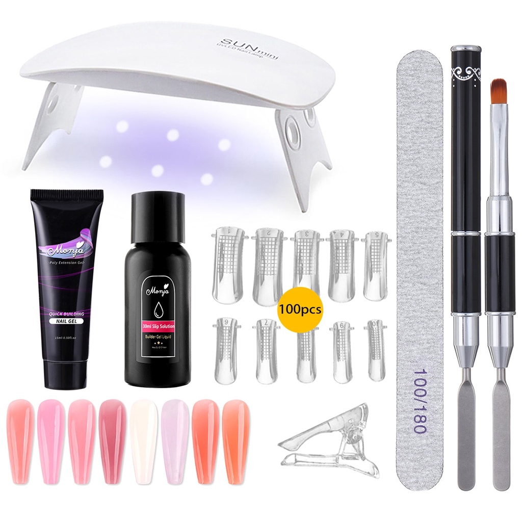 Set 7 dụng cụ làm móng MONJA hỗ trợ chăm sóc chất lượng cao tiện lợi