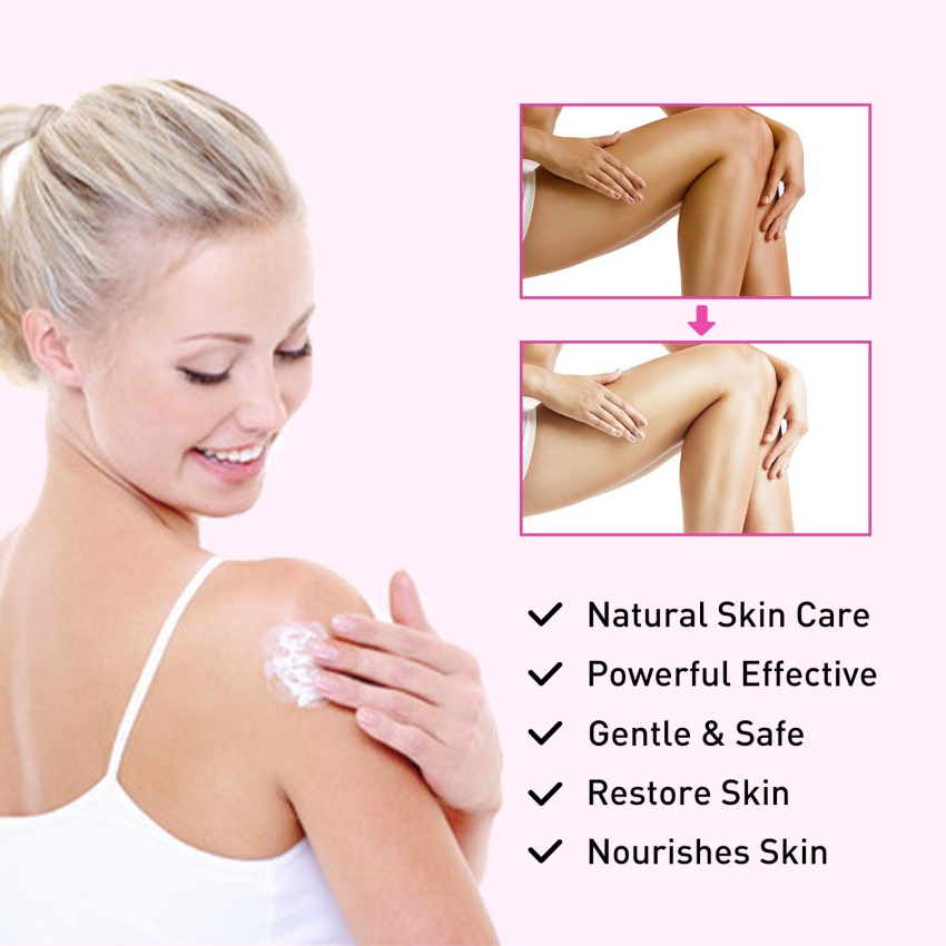 Kem Làm Trắng Vùng Da Dưới Cánh Tay / Đầu Gối / Vùng Kín Dưỡng Ẩm Làm Trắng Sáng Da 50g