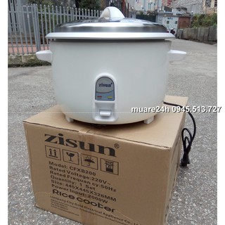Bảo hành 12 Tháng Nồi cơm công nghiệp zisun CFXB 200 13 lít