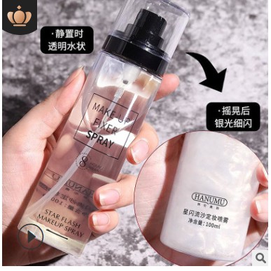 Xịt Khóa Nền 💕Freeship💕 Xịt Nhũ Khóa Trang Điểm Star Flash Make Up Spray 8 Hours Wear Không Gây Bết Dính | BigBuy360 - bigbuy360.vn