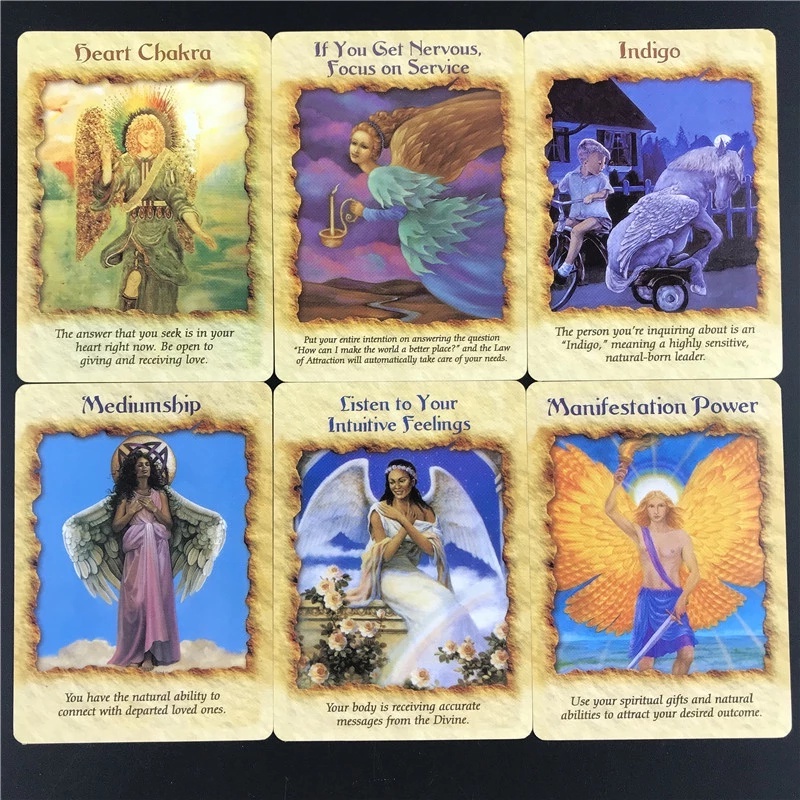 Angel Therapy Oracle 44 Card Deck Tarot Game