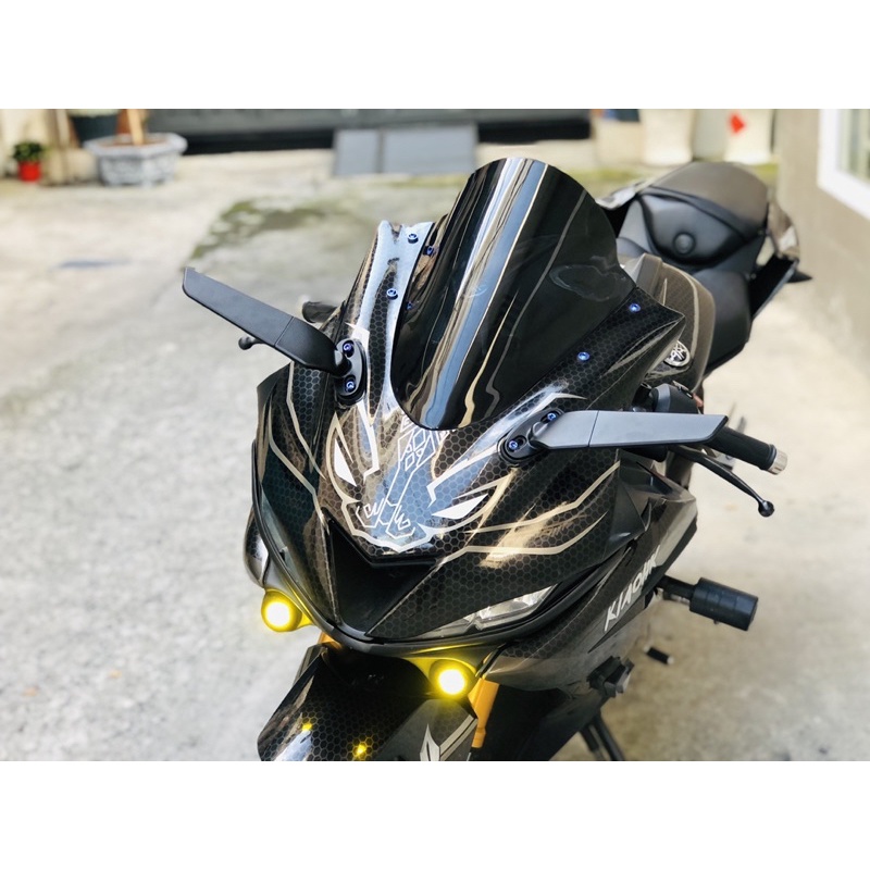 Guơng Cánh Gió Chiếu Hậu - Nhôm CNC - Bản nhỏ - CBR150 GSX150 R15 CBR650RR