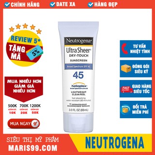 Kem Chống Nắng NEUTROGENA Ultra Sheer Dry Touch SPF 45 (88ml) _Xchoice