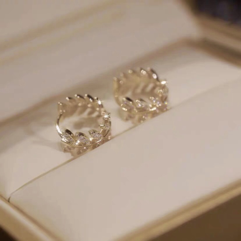 Khuyên lá ôm tai sang trọng KT126