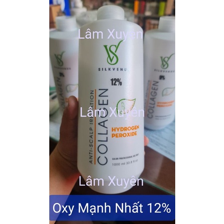 Oxy không rát Collagen Silk Venus kích ứng da đầu  Ít khô tóc hương thơm hoa bạc hà cao cấp khử mùi hóa chất đều màu