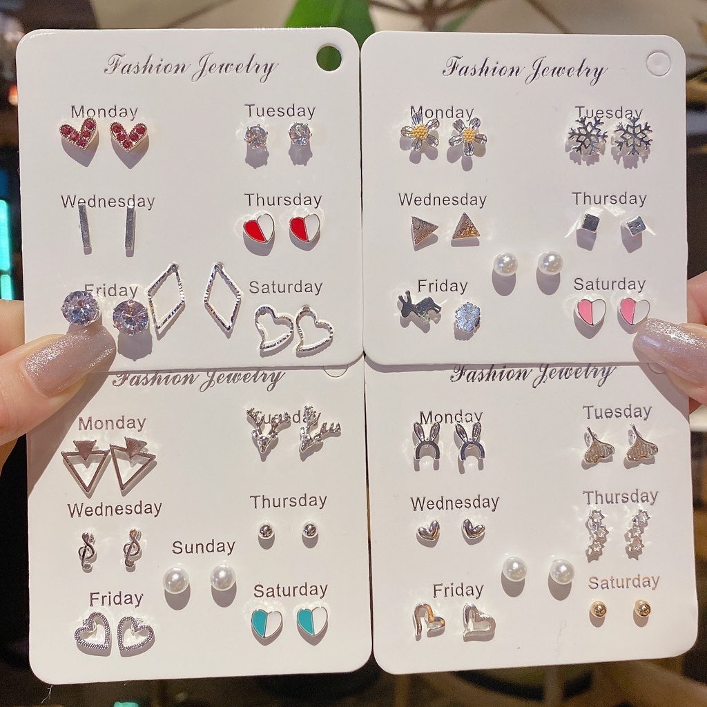 Bông tai bạc 925 hình nơ đính ngọc trai đơn giản cho nữ