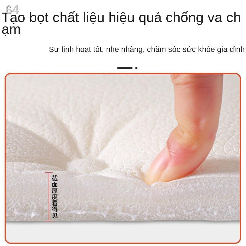 Tấm dán đầu giường Tự dính Gói mềm chống va chạm Tatami Kang Xung quanh tường 3D ba chiều Phòng ngủ bao Nền trang t