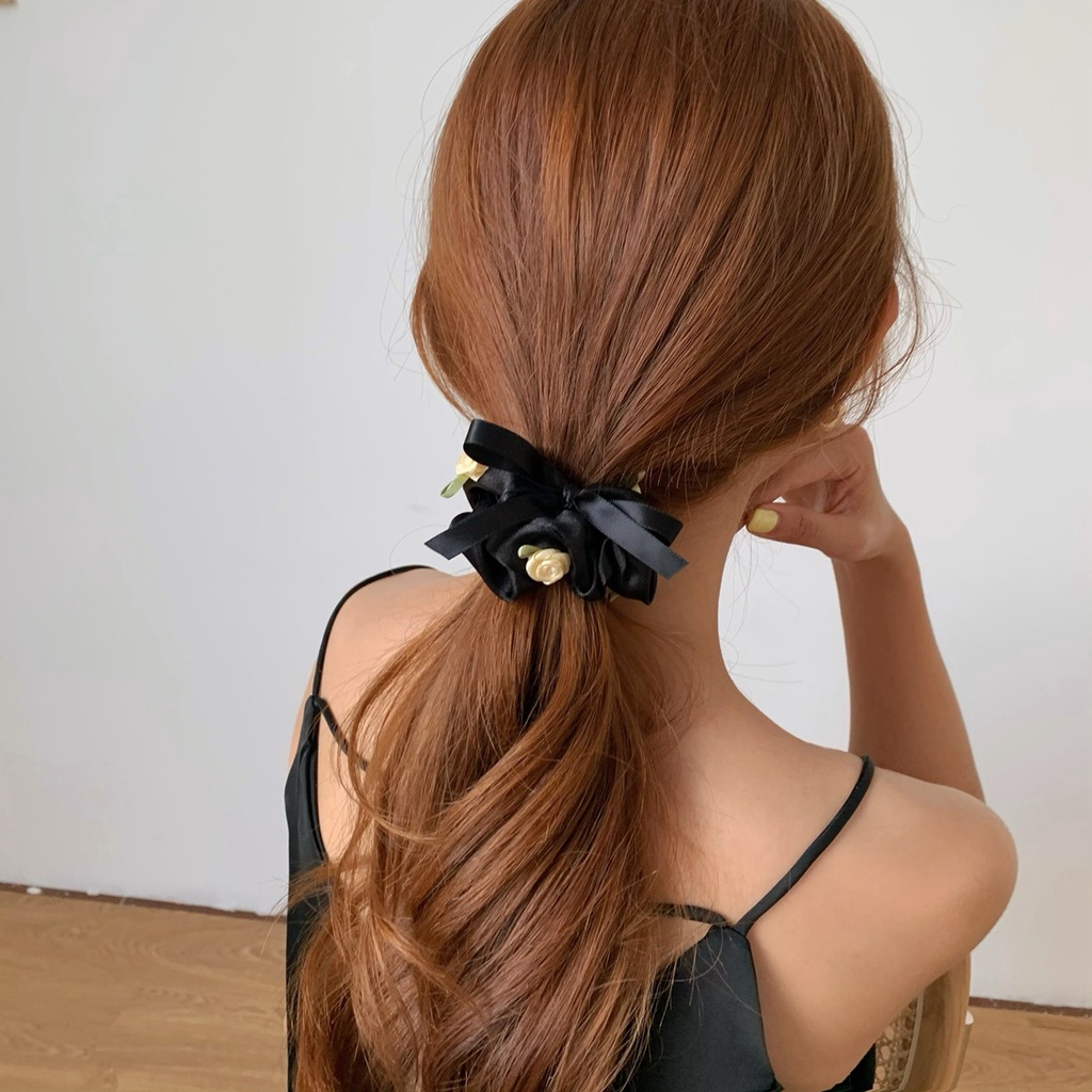 Haimeikang Phụ kiện tóc thời trang cho nữ Vòng hoa hồng trang sức