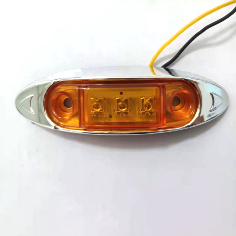Đèn Led 3 Bóng 12/24V Màu Trắng Đỏ Cho Xe Tải