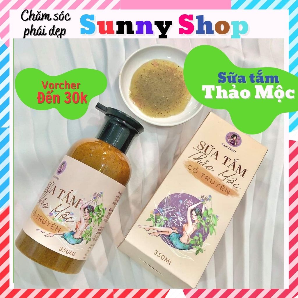 trắng mịn da,dưỡng thể,thiên nhiên, MỘC NHAN 350ml - Sunny shop