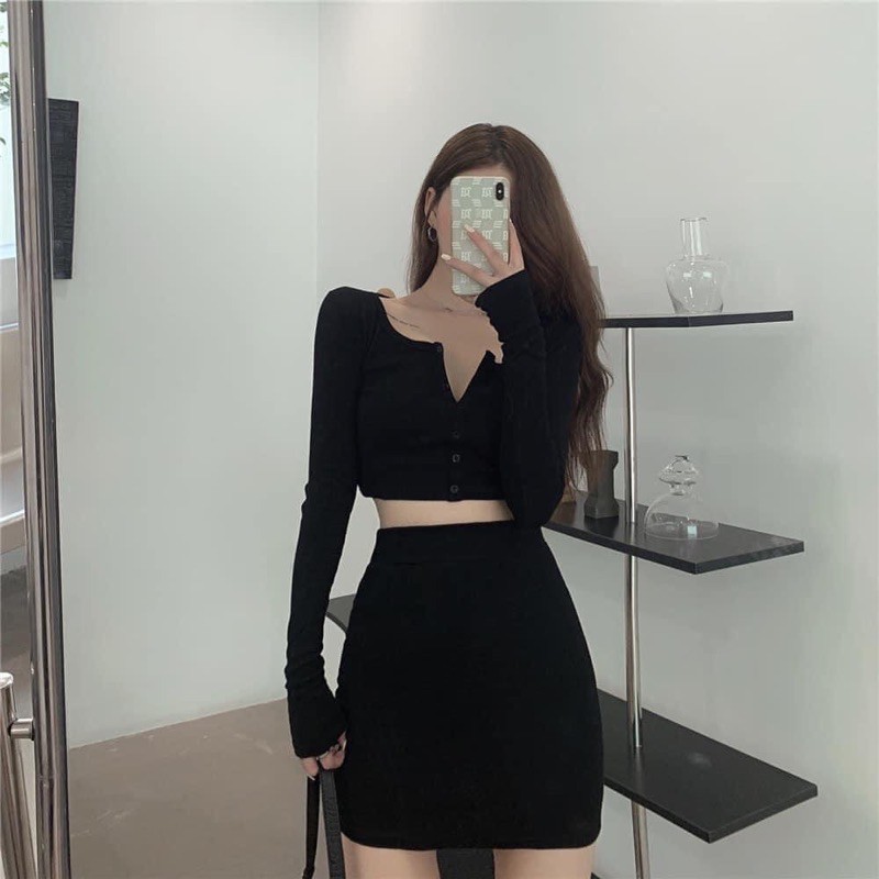 set thun croptop ( ảnh thật cuối )