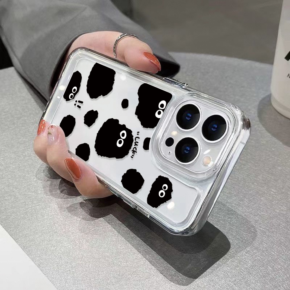 Ốp Điện Thoại Trong Suốt Hình Động Vật Dễ Thương Cho iphone 11 13 7 8 Plus 12 13Pro Max X XS Max 7 8 SE 2020