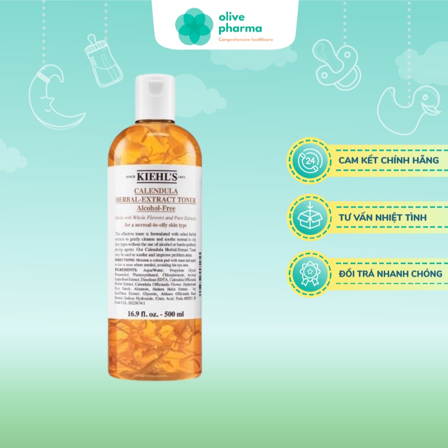 [Chính hãng] Toner hoa cúc KIEHLS - FULL SIZE LỚN 500ML