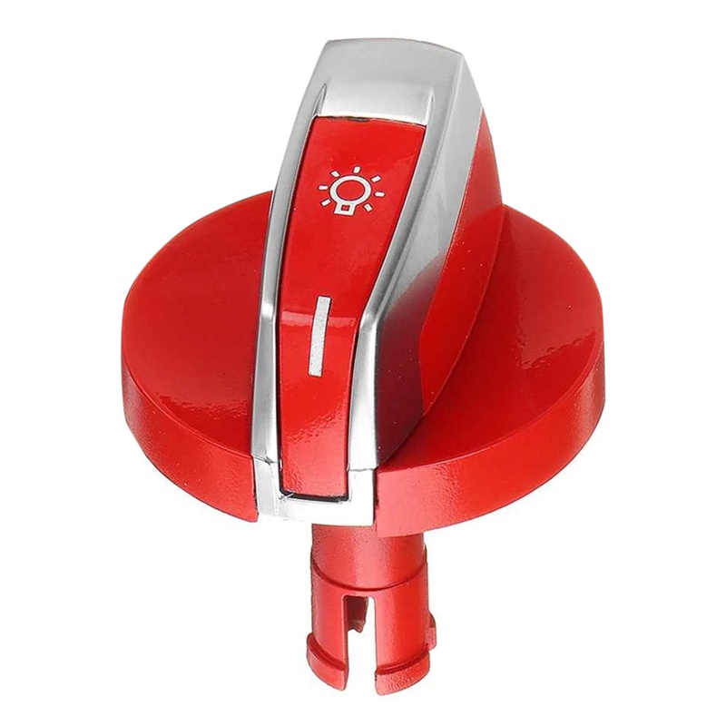 1 Nút công tắc đèn pha xe hơi màu đỏ cho BMW 5/7 Series X3 X4 F01 F02 F03 F10 F18 F07 F06 F25 F26