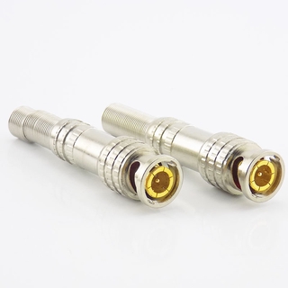 Bộ 5 Xoắn BNC Nam Adapter Phụ Kiện Quan Sát Đồng Trục RG59 Xoắn Lò Xo BNC Kết Nối Jack Giám Sát Camera VNH1