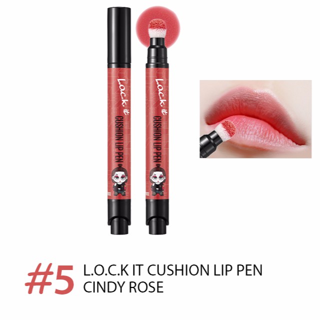 (Hàng Mới Về) Son Môi Air Cushion L.O.C.K It Màu Sắc Hàn Quốc (No.5 - Cindy Rose) | BigBuy360 - bigbuy360.vn