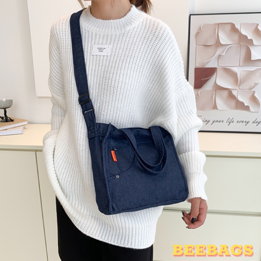 Túi Kiểu Quần Jean Cá Tính Hai Màu Dễ Mix Đồ Có Tay Cầm | TX46 | Túi Jean Style Độc Lạ, Cầm Tay Đeo Chéo Đi Chơi, Cafe