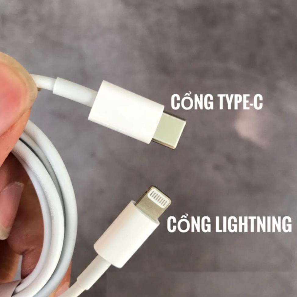 Combo Củ sạc nhanh 20W và Dây cáp sạc nhanh 20W USB C to Lightning