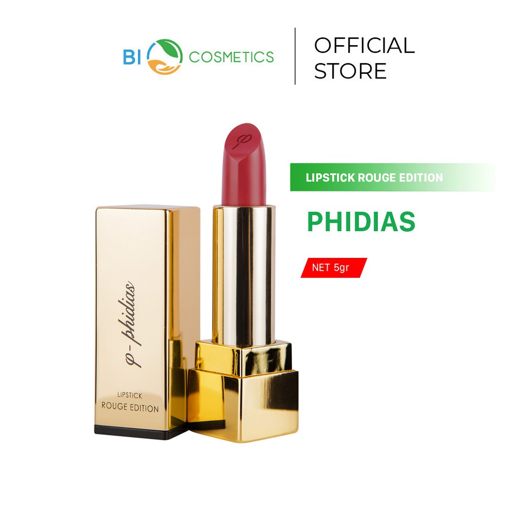Son Lì φ - Phidias Lipstick Rouge Editon 10g - 3 Màu Trẻ Trung, Môi Mềm Căng Mọng