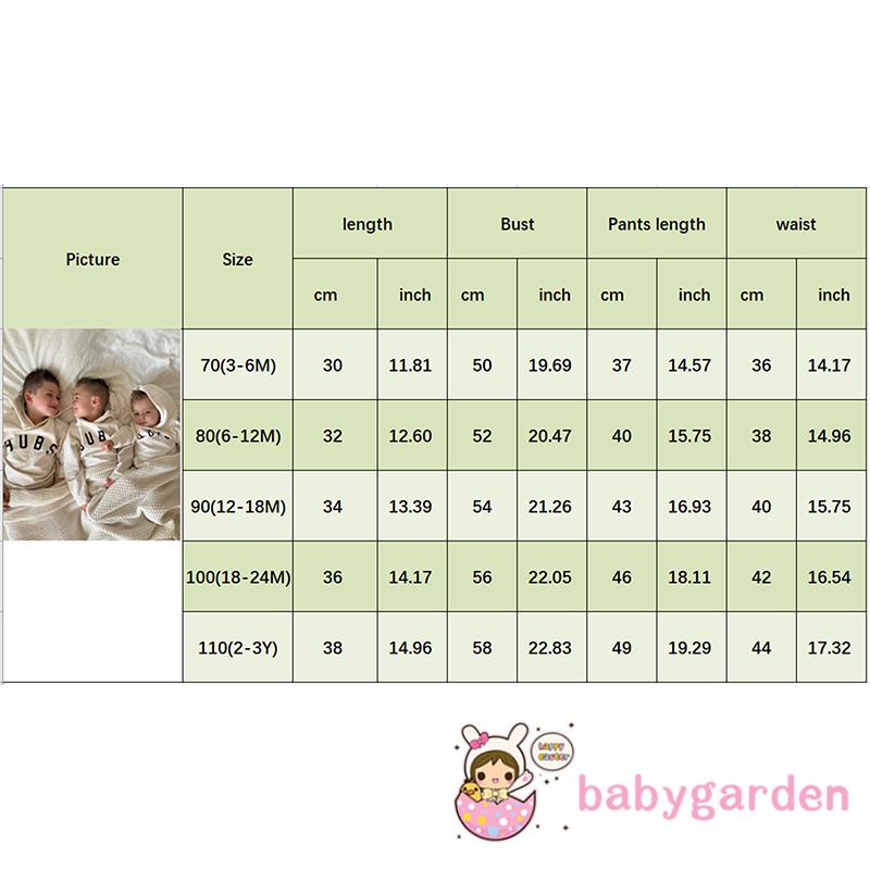 Set Đồ 2 Món Gồm Áo Hoodie Tay Dài In Chữ + Quần Dài Dây Rút Có Túi Bên Hông Cho Bé Trai 3 Tháng Tuổi