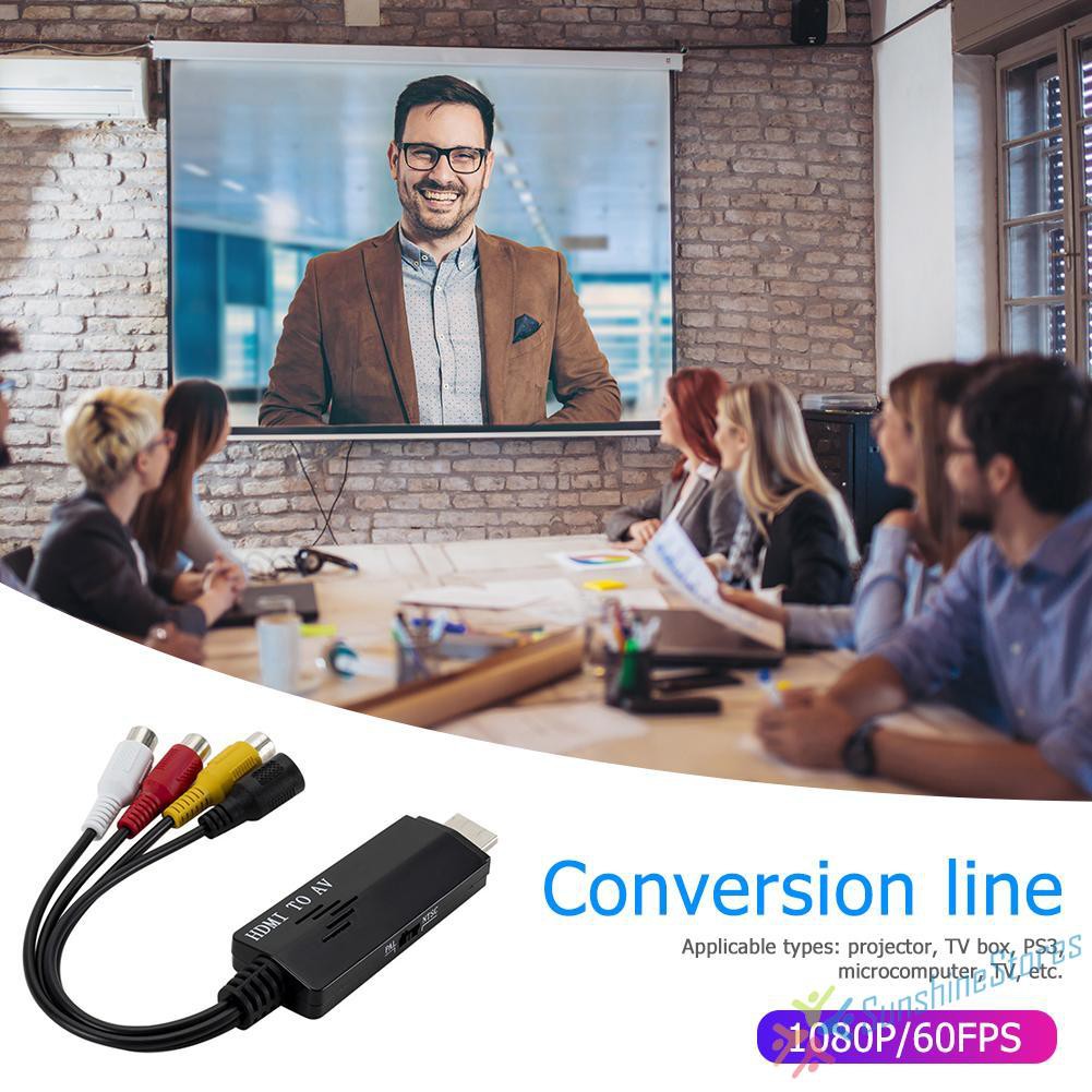 Dây Cáp Chuyển Đổi 1080p Hdmi Sang Av 3rca