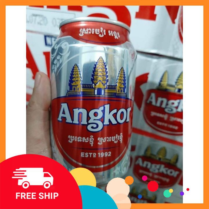 Bia Angkor ⚡  FREE SHIP  ⚡  Thùng lon  330ml