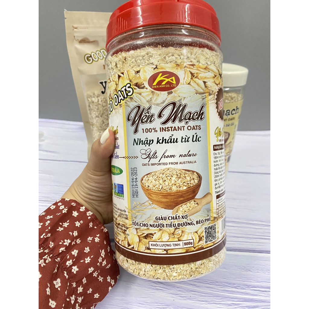 Yến Mạch Kiên Anh Giảm Cân, Yến Mạch Vẩy Nhập Khẩu Úc 100%