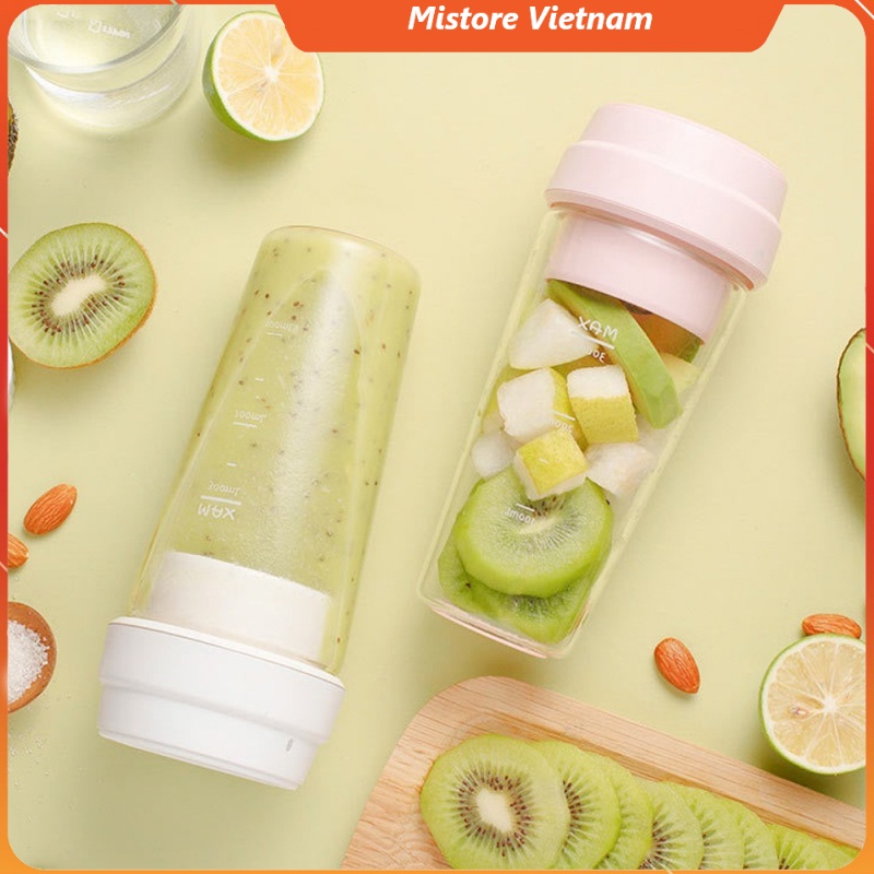 Máy xay sinh tố Xiaomi mini Star Fruit Cup 17PIN Tích hợp pin sạc - Nhỏ gọn tiện lợi mang theo hàng ngày