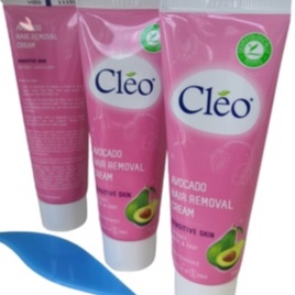 Tẩy lông CLEO Sensitive Skin 50g (kem tẩy lông cho da nhạy cảm ) - chai màu hồng