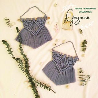 [FSSMAY08] [ẢNH THỰC] Mành treo -Rèm treo tường Macrame mini 20*30cm decor