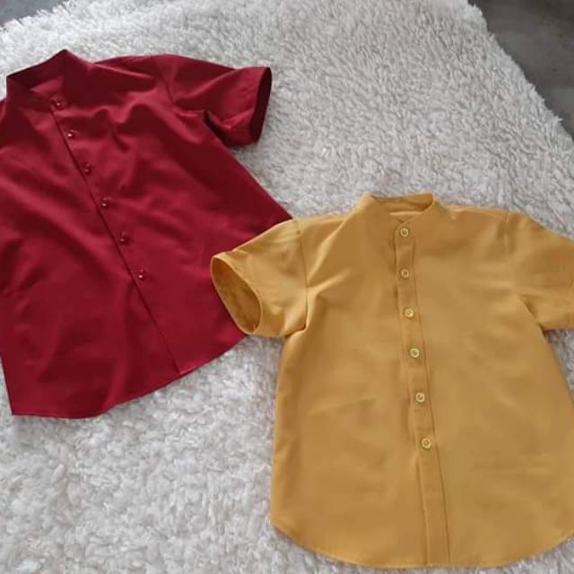 Áo sơ mi bố và bé trai