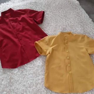 Áo sơ mi bố và bé trai