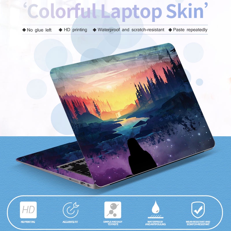 Miếng Dán Laptop 12/13/14/15/17-inch DIY Cho MacBook/HP/Acer/Dell/ASUS/Lenovo