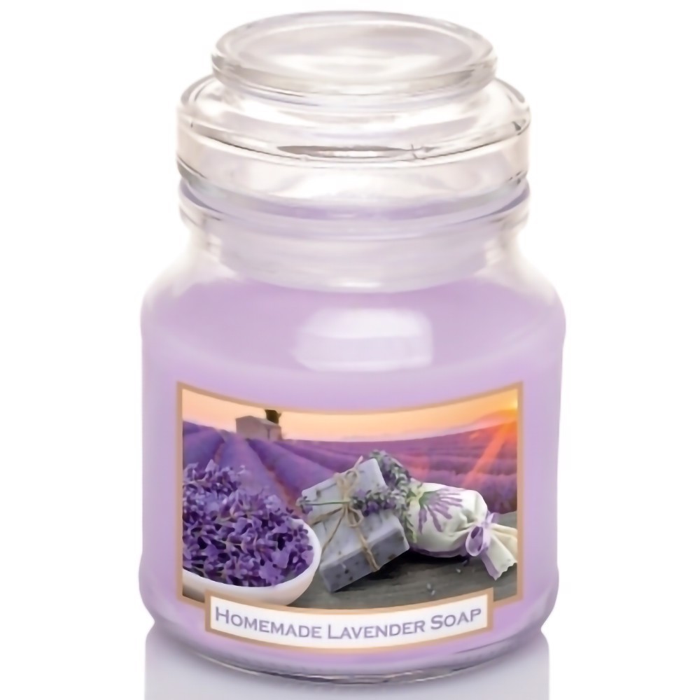 Cánh đồng oải hương - Hũ nến thơm tinh dầu, khử mùi, không khói, thư giãn Bartek Lavender Fields 130g