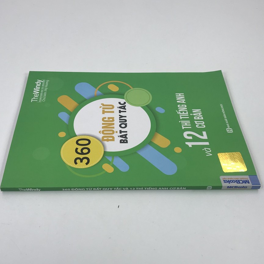 Sách - 360 động từ bất quy tắc và 12 thì tiếng Anh cơ bản (Khổ to)