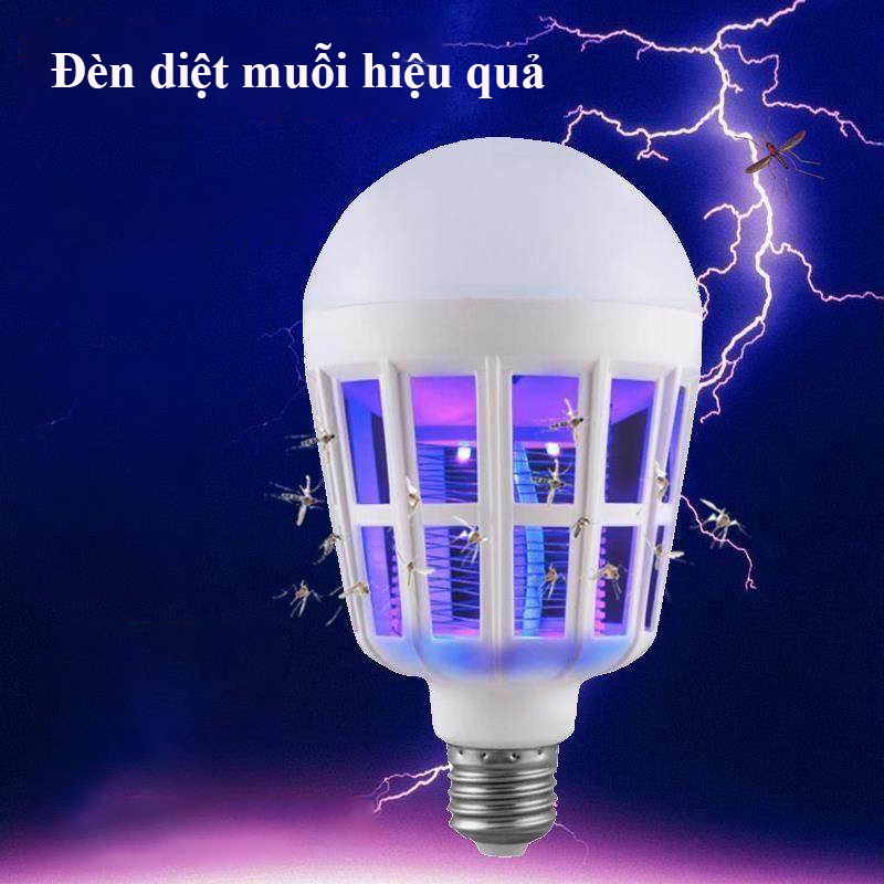 Đèn LED, chống côn trùng bắt muỗi,kèm lưới diệt muỗi bảo vệ giấc ngủ trẻ em trong gia đình, công suất 9-15-20W HL144