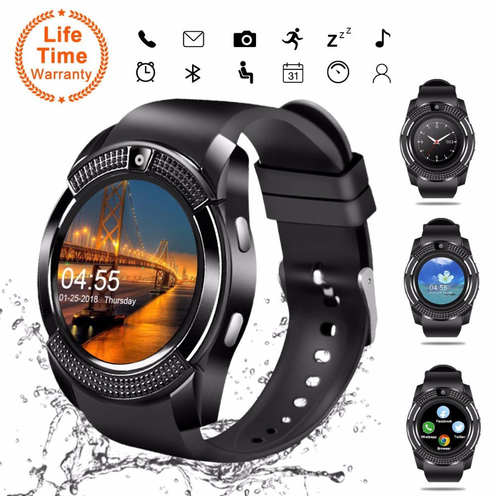 Đồng Hồ Thông Minh SMARTWATCH V8 có sim NGHE GỌI NHẮN TIN -dc3286